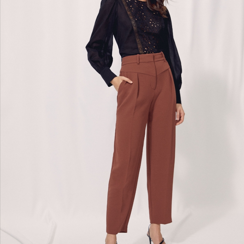 Wilfred Diamante Pant 00 in Patina Brown